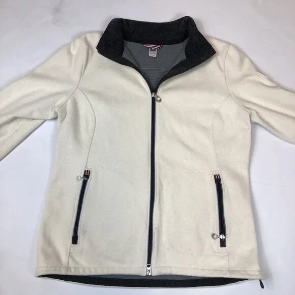 Dale of Norway Womens White Full Zip Weatherproof Nano Cardigan Sweater Size XL - Picture 3 of 14